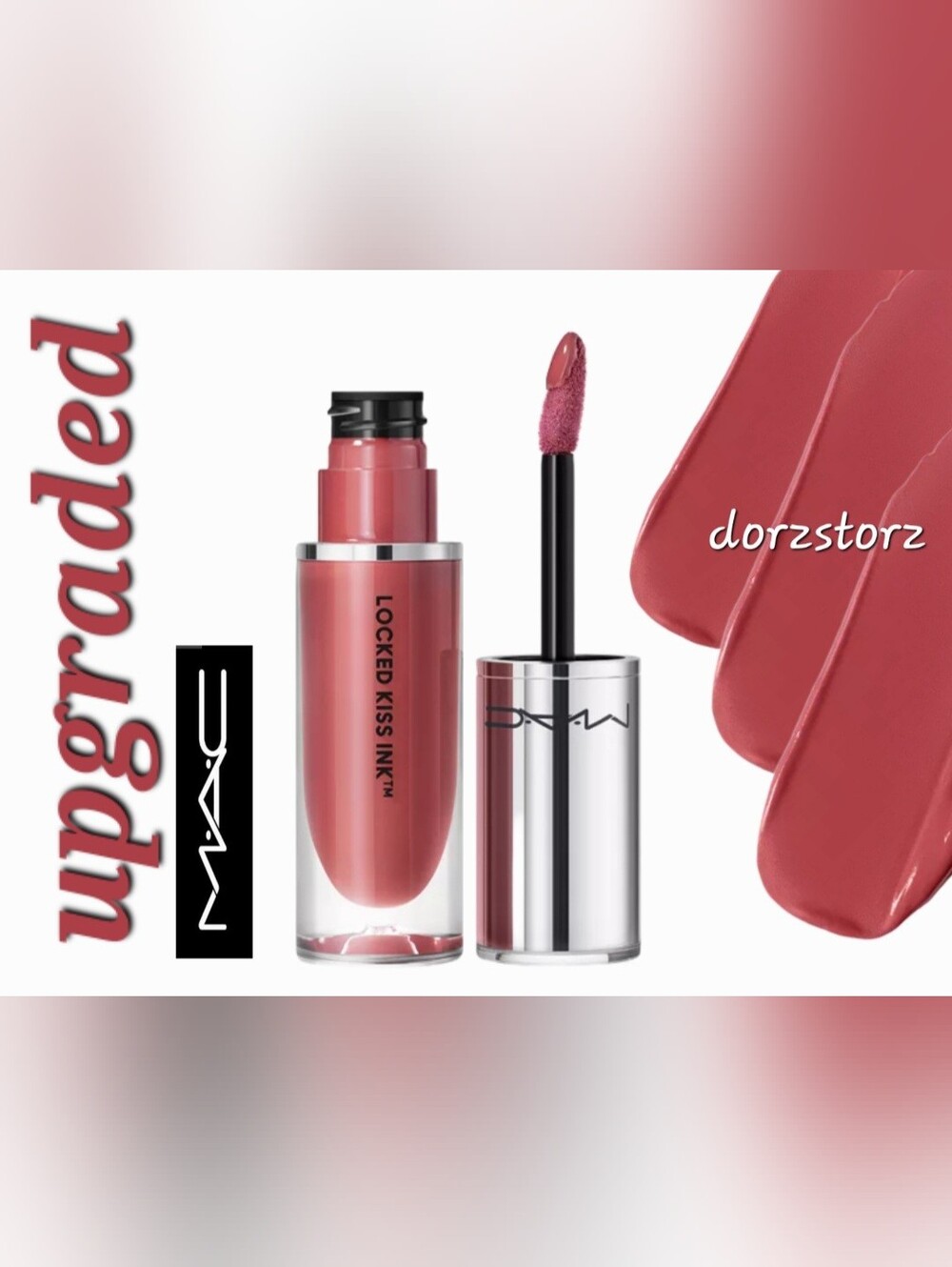 MAC • Locked Kiss Ink • UPGRADED • Long Wear Lipcolor • .14 oz • New in box